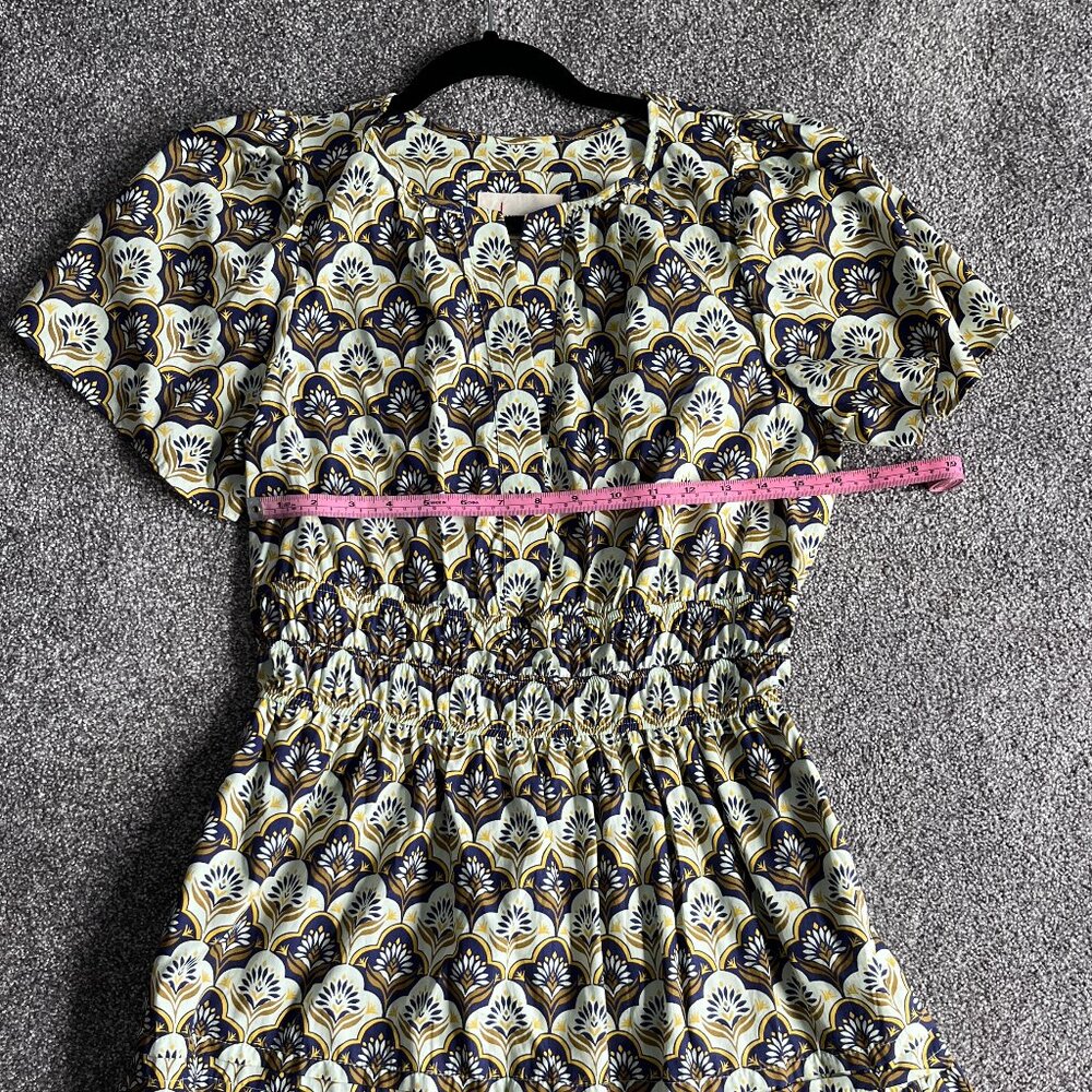 NWT Anthropologie Somerset Mini Dress Khaki Print - Picture 6 of 9